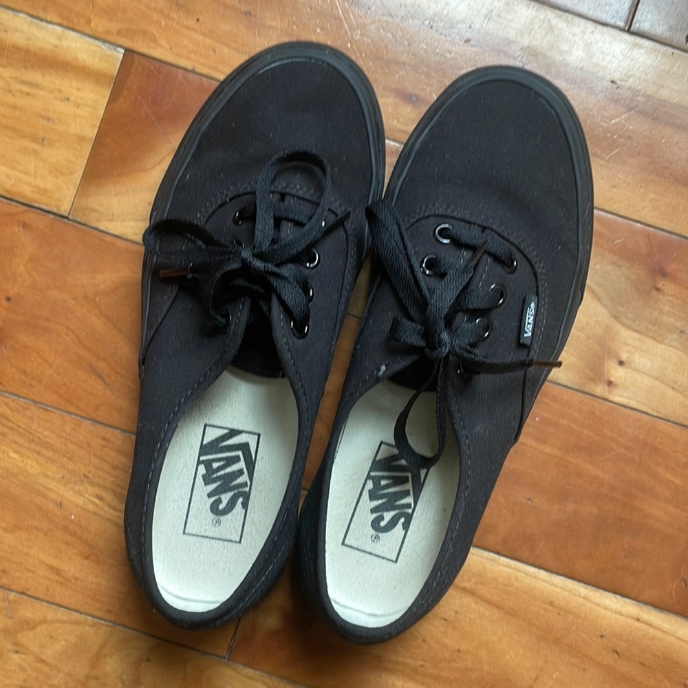 All Black Vans